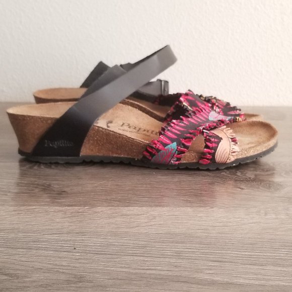 Nearly New Birkenstock Papillio "Lola" Ankle Wrap Sandals Size 6. - Picture 2 of 10